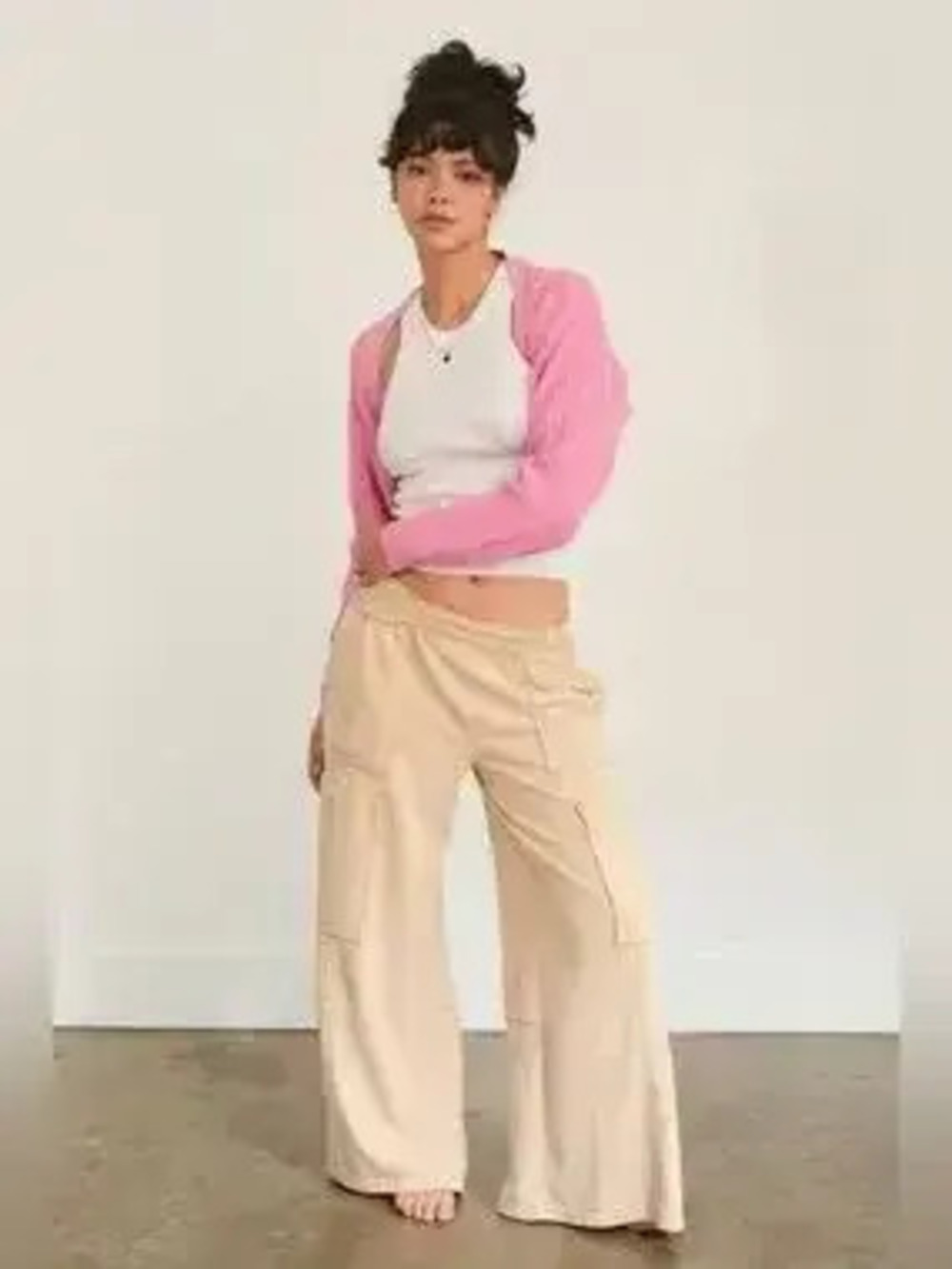HYFVE Ribbed Knit Bolero Cardigan - Picture 4 of 5